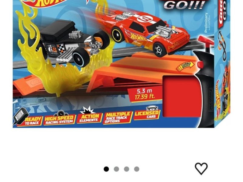 Carrera, GO Hot Wheels 5.3 m, Slot Araba