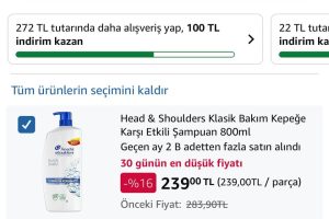 Head & Shoulders Klasik Kepeğe Karşı Etkili Şampuan 800 ml Büyük Boy
