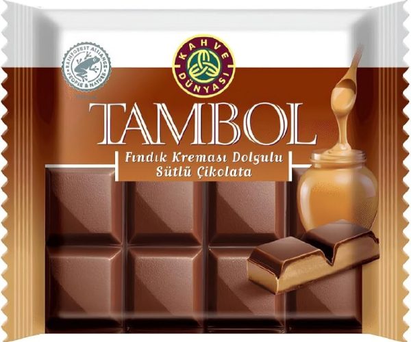 🚨 Kahve Dünyası Tambol Sütlü Fındık Kreması Dolgulu 100 gr