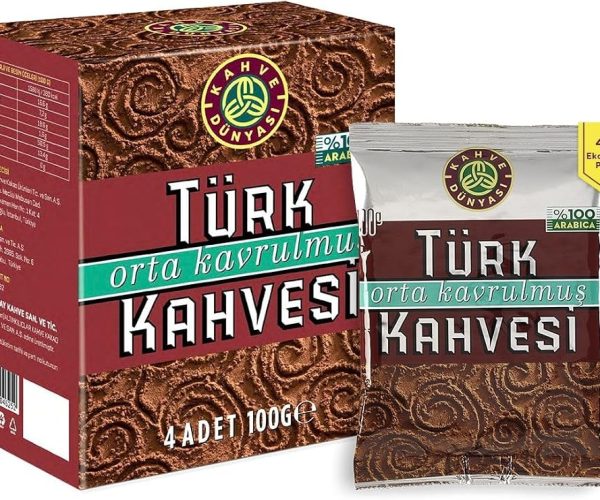 🚨 KAHVE DUNYASI 4’lü Orta Kavrulmuş 100g Türk Kahvesi