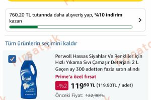 Perwoll Hızlı Yıkama 2 litre — %43 İndirim