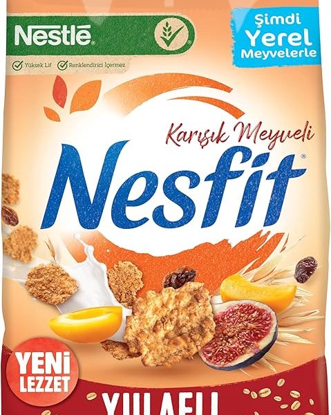 🚨 Nestlé Nesfit Tam Tahıllı Karışık Meyveli Mısır Gevreği, 400 g — %18 İndirim