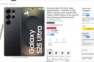 Samsung Galaxy S25 Ultra, Yapay Zeka(AI) Telefon, 12GB RAM, 512GB Hafıza, Titanyum Siyah, Android Akıllı Telefon, 200MP Kamera, S Pen, Uzun Pil Ömrü (Samsung Türkiye Garantili)