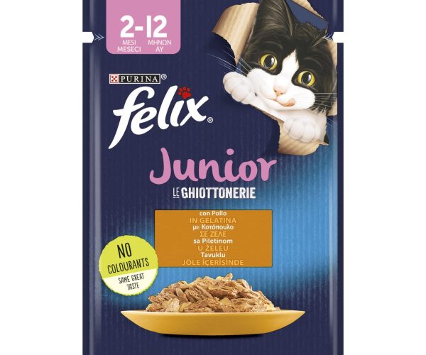 🚨 Felix Yavru Tavuk Etli Kedi Yaş Mama 85 Gr — %50 İndirim