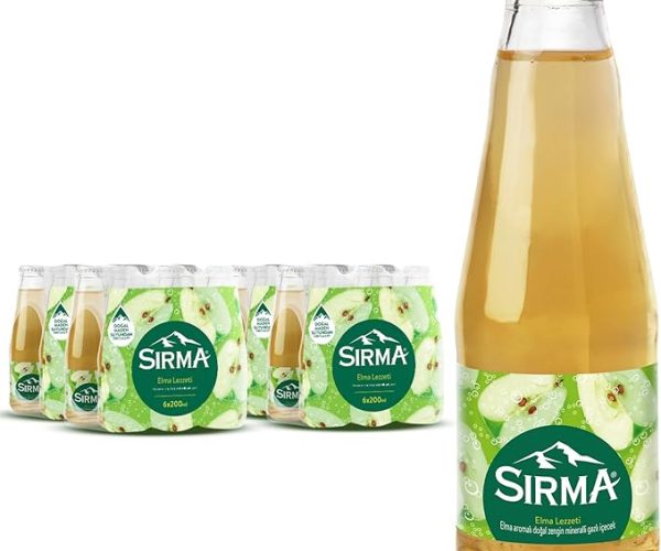 🚨 Sirma C Vitaminli Elma Aromalı Doğal Maden Suyu (24 x 200 ml)