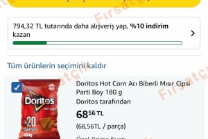 Doritos Hot Corn Acı Biberli 180 gr Parti Boy