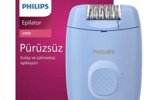 Fırsat: Philips Epilasyon Cihazı, Taşınabilir Kompakt Tasarım, Yıkanabilir Başlık, Kablolu, 4 Haftaya Kadar Pürüzsüzlük, Mavi Renk, BRE228/05