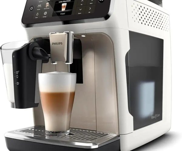 Philips 5500 Serisi LatteGo Tam Otomatik Espresso Makinesi, 20 Sıcak ve Soğuk İçecek, Renkli Dokunmatik Ekran, SilentBrew Teknolojisi (EP5543/90)