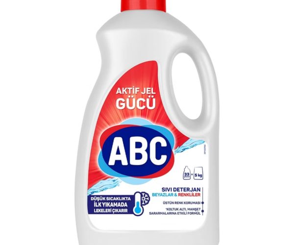 ABC DETERJAN Sıvı Performans Deterjanı Beyazlar & Renkliler 2145 Ml