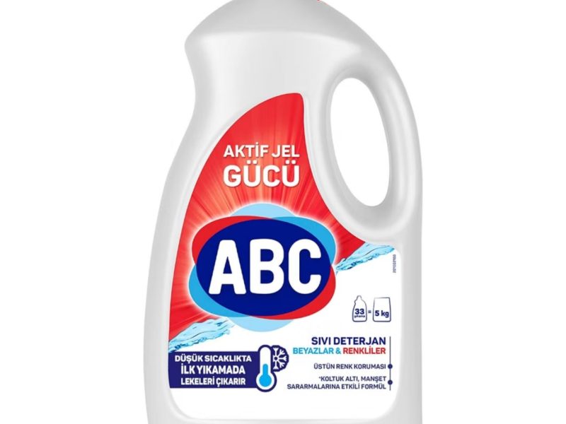 ABC DETERJAN Sıvı Performans Deterjanı Beyazlar & Renkliler 2145 Ml