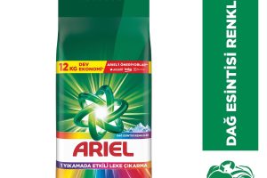 Ariel Dağ Esintisi Renkliler Toz Çamaşır Deterjanı 12 Kg 80 Yıkama