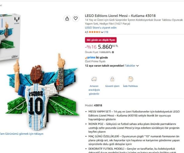 LEGO Editions Lionel Messi – Kutlama 43018