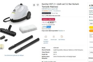 Karcher KST 2 + cloth set 3.2 Bar Buharlı Temizlik Makinesi