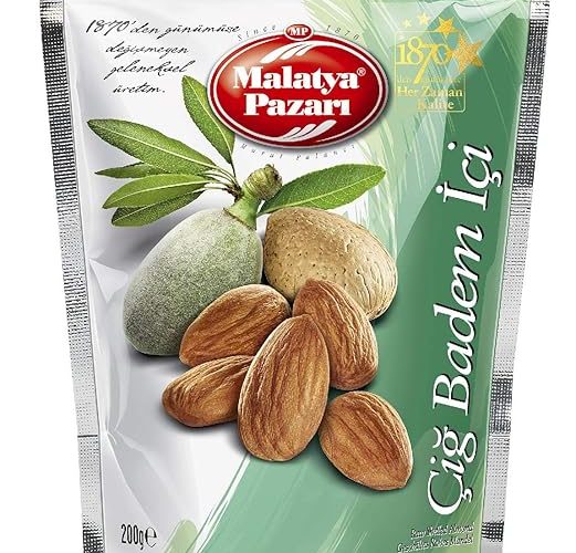 🚨 Malatya Pazarı Çiğ Badem İçi A Kalite 200 Gr