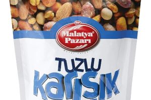 🚨 Malatya Pazarı Murat Palancı Tuzlu Karışık Bademli Kuruyemiş 125 gr A Kalite