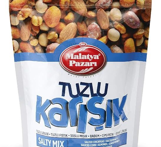🚨 Malatya Pazarı Murat Palancı Tuzlu Karışık Bademli Kuruyemiş 125 gr A Kalite