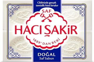 🚨 Hacı Şakir Doğal Geleneksel Beyaz Sabun (4 Adet)