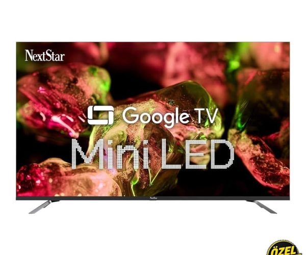 NextStar YE-55IDG11 55” 140 Ekran Uydu Alıcılı 4K Ultra HD Google MiniLED TV [Enerji Sınıfı G]