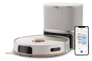 Philips 5000 Serisi Islak Kuru Robot Süpürge, Yüksek Emiş Gücü, Uzun Çalışma Süresi, 200 dk’ya Kadar Şarj, HomeRun, Otomatik Boşaltma İstasyonu, Beyaz (XU5100/20)