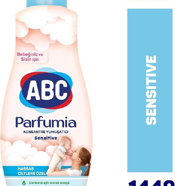 🚨 ABC DETERJAN Parfumia Sensitive Bebeklere Özel 60 Yıkama Çamaşır Yumuşatıcısı (1 x 1440 mL) — %34 İndirim