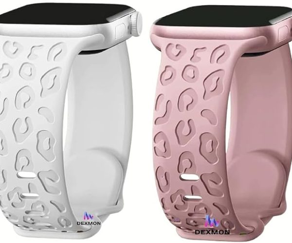 🚨 Apple ile Uyumlu Watch 11 10 42-46mm / 9 8 7 6 5 4 3 2 1 SE Ultra Uyumlu 49-45-44-42-38-40-41mm Leopar Desenli 2’li Silikon Kordon Seti