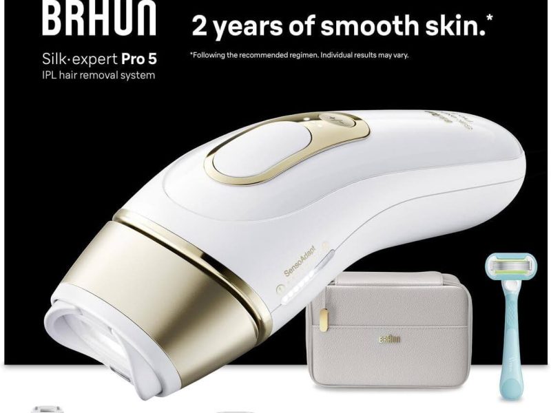 🛍️ Braun IPL Silk·expert Pro 5, Evde Lazerle Tüy Alma, Çanta, Gillette Venus, 3 Başlık, PL5351 — %92 İndirim