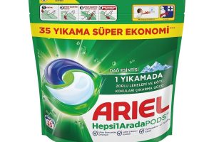 🛍️ Ariel Hepsi1Arada PODS Kapsül Çamaşır Deterjanı Beyazlar ve Renkliler 35 Yıkama — %25 İndirim