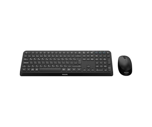 🛍️ Philips SPT6407 Bluetooth Kablosuz Türkçe Q Klavye Mouse Seti Siyah