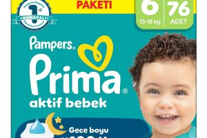 🚨 Prima Bebek Bezi Aktif Bebek Mega Fırsat Paketi 6 Beden 76 Adet — %50 İndirim