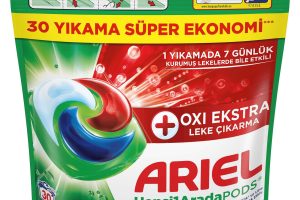 🚨 Ariel Hepsi1Arada PODS Oxi Extra Leke Çıkarma Kapsül Çamaşır Deterjanı Beyazlar ve Renkliler 30 Yıkama — %50 İndirim