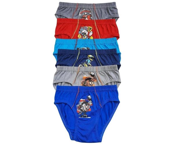 🛍️ Tutku Erkek Çocuk Desenli Slip Külot 6 lı Paket