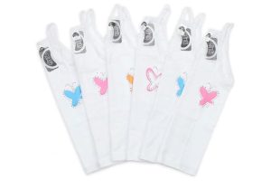 🛍️ Gümüş İç Giyim İp Askılı Taşlı Kız Çocuk Atlet 6 lı Paket
