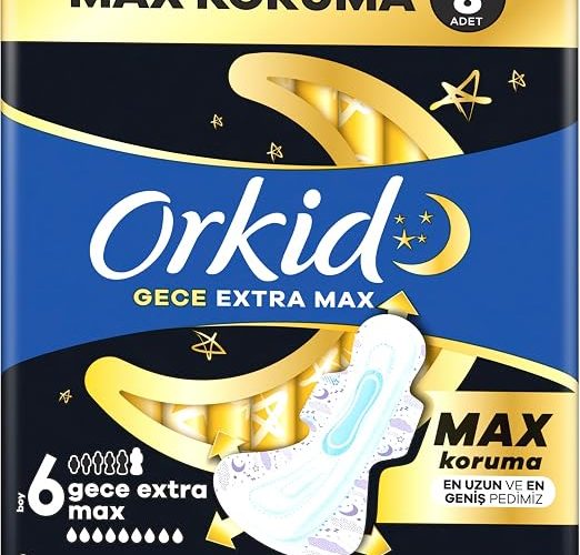🚨 Orkid Ultra Hijyenik Ped Gece Ekstra Max (Boy 6) 8 Adet Ped — %25 İndirim