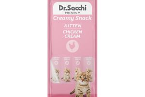 🚨 Dr.Sacchi Kedi Ödül Sıvı Kitten Chicken Kedi Maması 4’lü