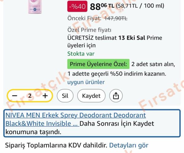 Nivea Pearl&Beauty 72H Kadın Sprey Deodorant 150 ml