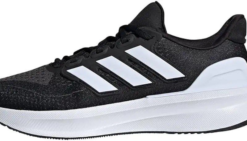 adidas ULTRARUN 5 Erkek Spor Ayakkabı, Core Black/Cloud White/Core Black, 42 2/3 EU