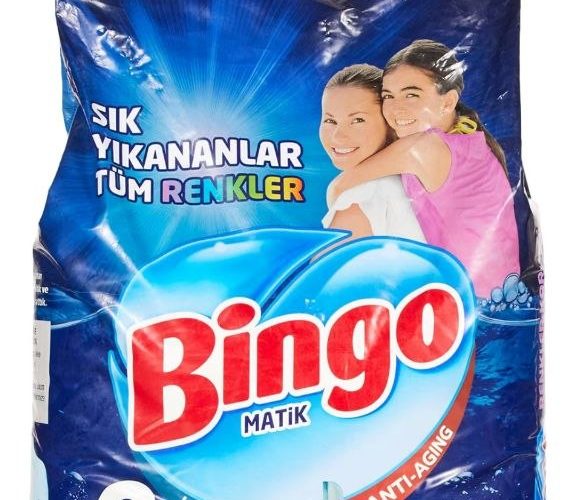 Bingo Matik sık yikananlar 60 yıkama toz çamaşır deterjanı 9 kg