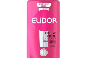 Elidor Saç Bakım Şampuanı, Güçlü ve Parlak, 650 ml