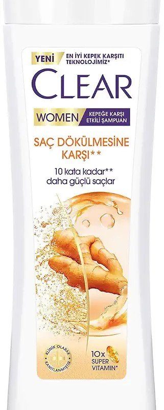 Clear Women Saç Dökülmesine Karşı Zencefil Özü Kepeğe Karşı Etkili Şampuan 350 ml