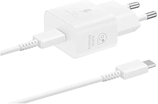 Samsung 25 Watt Şarj Adaptörü + Kablo Seti, Beyaz