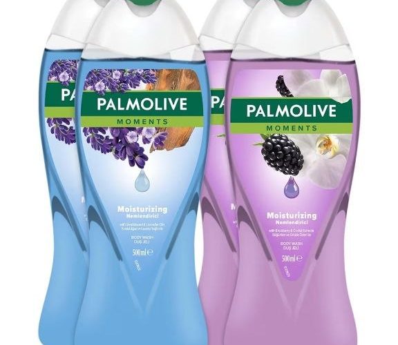 Palmolive moment lavanta yağları ve böğürtlen ile nemlendirici banyo ve duş jeli — %75 İndirim