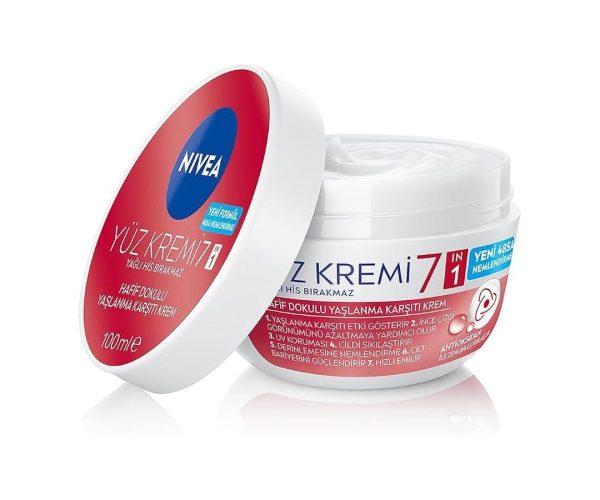 🛍️ NIVEA Yaşlanma Karşıtı Su Bazlı Nemlendirici Yüz Kremi 100 ml,Bariyer Güçlendirir,Sıkılaştırıcı — %25 İndirim