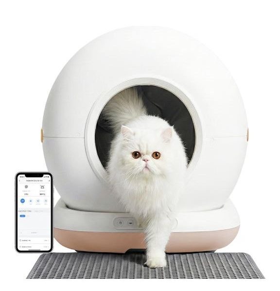 Haustier CB001 AKILLI OTOMATİK KEDİ TUVALETİ APP İLE UZAKTAN KONTROL