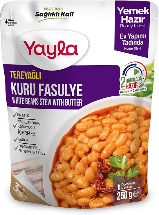 🚨 Yayla Yemek Hazır Tereyağlı Kuru Fasulye 250 Gram — %57 İndirim