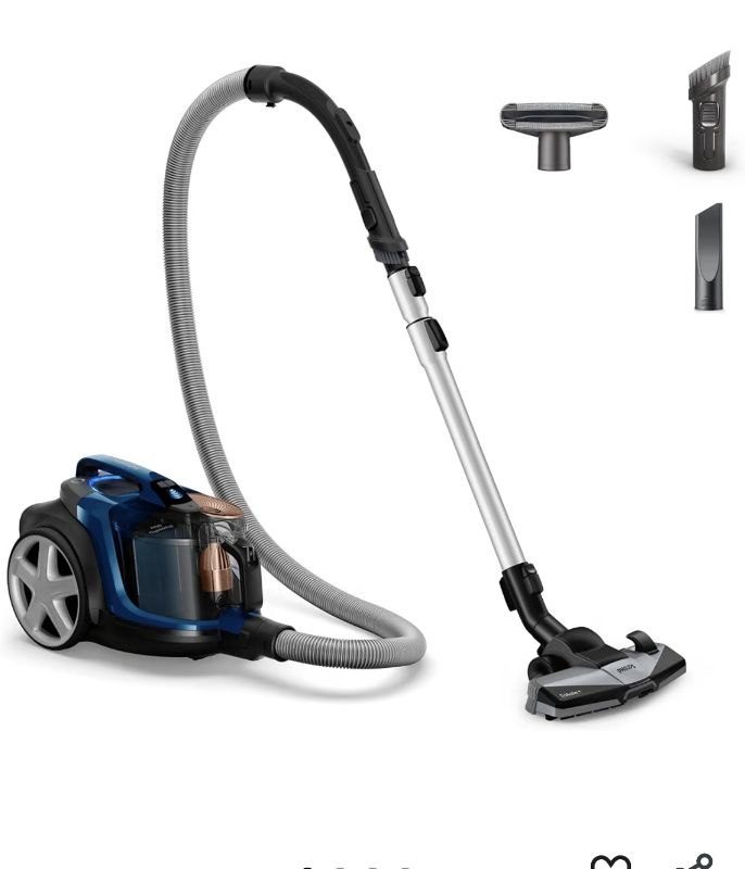 PHILIPS PowerPro Max Torbasız Elektrikli Süpürge – 900W, PowerCyclone 8, Alerji Kilidi, HEPA 13 Filtre, TriActive+ Başlık, Dijital Güç Kontrolü (FC9749/07)