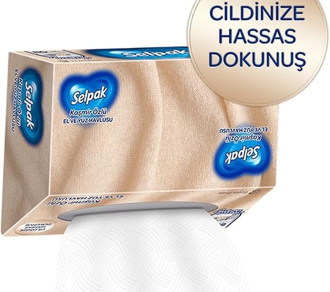 🚨 Selpak Kaşmir El Yüz Havlusu 80 Yaprak — %34 İndirim