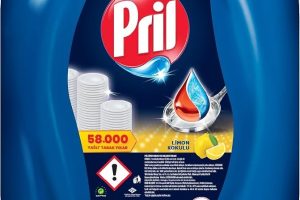 🚨 Pril Elde Yıkama Sıvı Bulaşık Deterjanı Limon Kokulu 4 kg (3.87L) Soğuk Suda Etkili