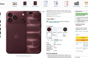 Apple iPhone 18 Pro Max, 256 GB, A20 Pro Çip