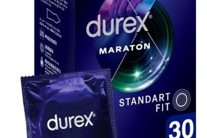 Durex Maraton Geciktiricili 30’Lu Prezervatif Kokusuz, Lateks