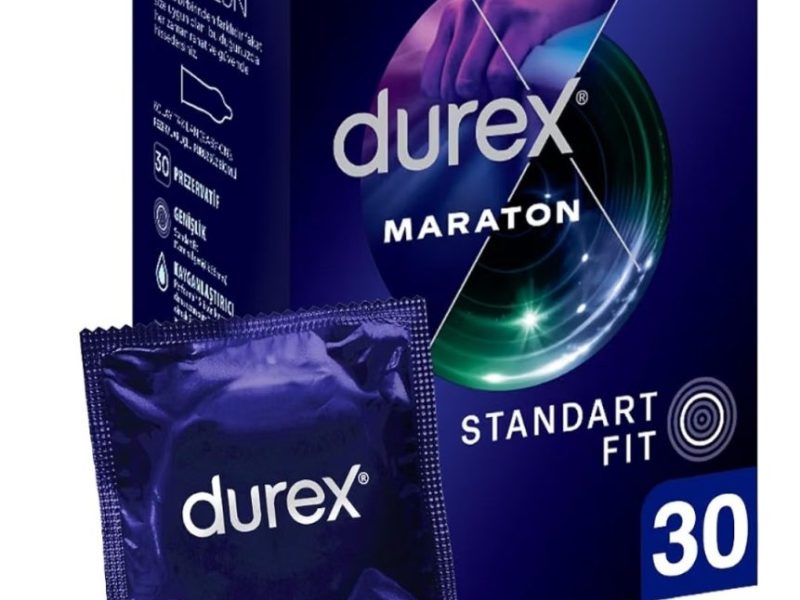 Durex Maraton Geciktiricili 30’Lu Prezervatif Kokusuz, Lateks